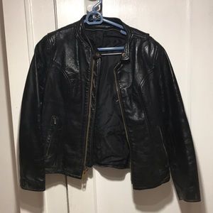 Women's leather jacket